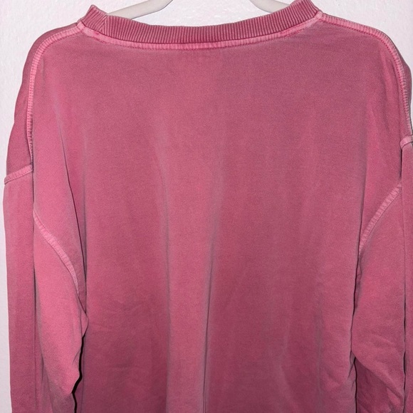 Authentic Pigment Pink Pike Place Market Seattle, Washington Crewneck Sweatshirt - Picture 6 of 7